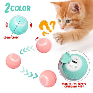 Smart Interactive Rolling Cat Ball