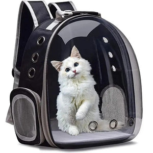 Breathable Capsule Bubble Cat Backpack for Stylish Pet Travel