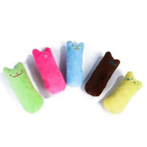 Plush Catnip Toy for Teeth Grinding and Play