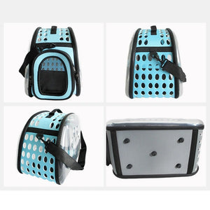 Transparent Foldable Outdoor Pet Travel Carrier