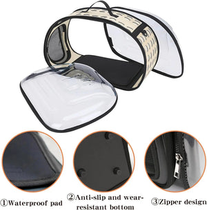 Transparent Foldable Outdoor Pet Travel Carrier