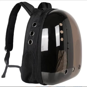 Portable Space Capsule Cat Backpack with Breathable Design for Travel