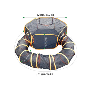 Foldable Cat Tunnel Tube – Portable Playhouse for Indoor, Outdoor Fun