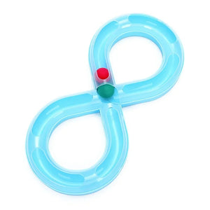 Infinity Track Cat Toy with Rolling Balls for Endless Play