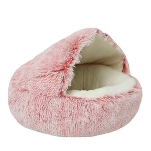 Warm Soft Plush Cat Bed Cave for Ultimate Comfort